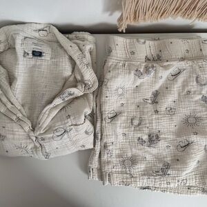 American Eagle Outfitters Western Pajama Set